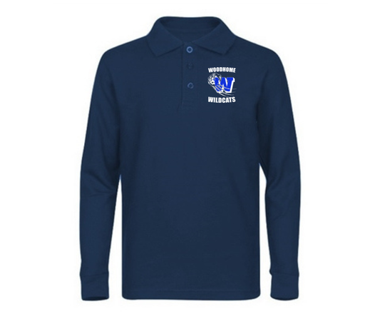 Long Sleeve Polos- Woodhome
