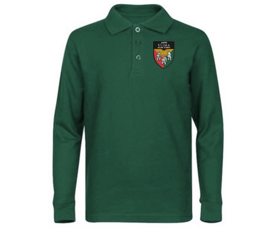 Youth Long Sleeve Polo- KIPP Ujima