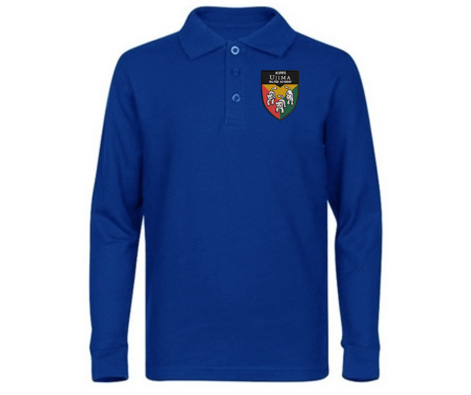 Youth Long Sleeve Polo- KIPP Ujima