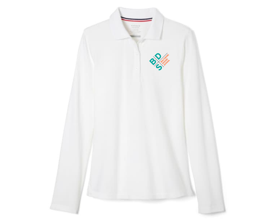 Ladies Long Sleeve Polo- BDS