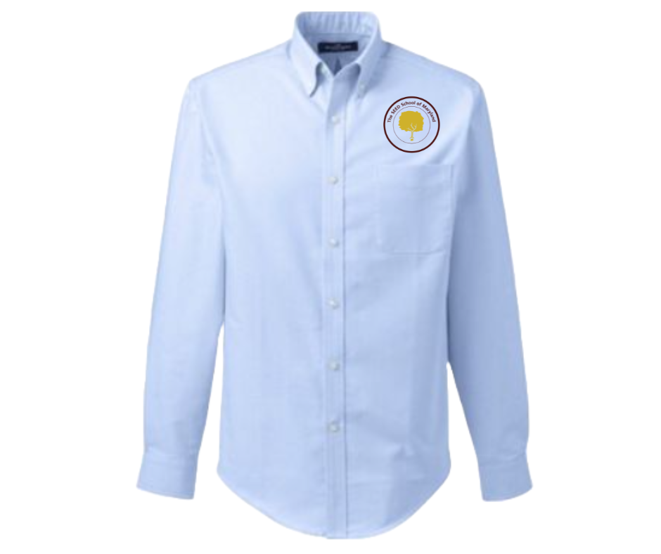 Unisex Long Sleeve Oxford Shirt- SEED School of MD