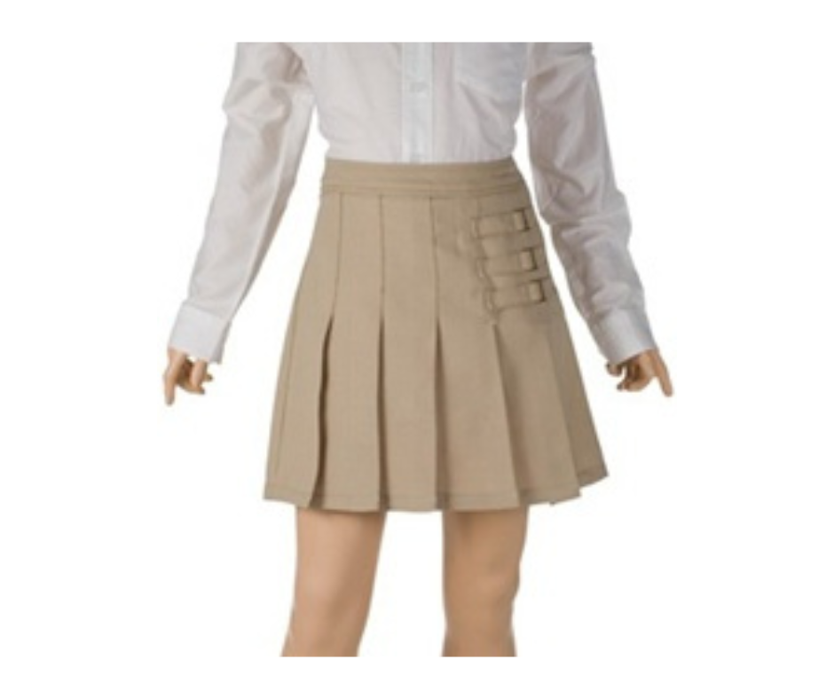 Girl's Khaki Uniform Skorts- Gardenville